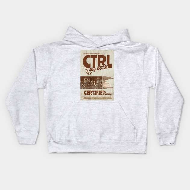 Sza CTRL Vintage It Up Kids Hoodie by tinaschoen